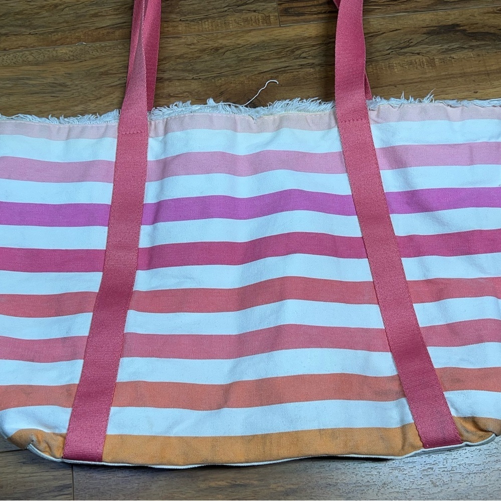 Victoria’s Secret Stripe Beach Tote Bag - Picture 7 of 9
